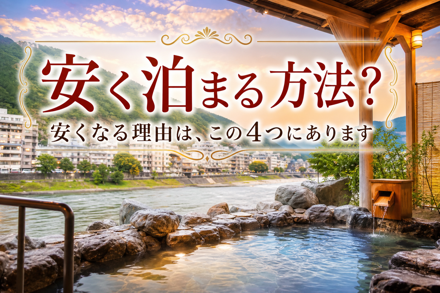安くなる理由は、この4つにあります